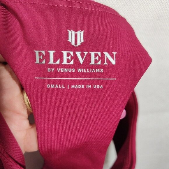 Eleven Venus Williams Workout Shine Racerback Tennis Sports Bra Size S Red NWOT - Picture 6 of 8